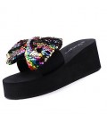 Women's Shoes Paillette / PU Summer Comfort Slippers 