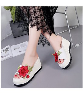Women's Shoes PU(Polyurethane) Spring Comfort Slippers 