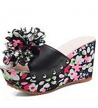 Women's Shoes PU(Polyurethane) Summer Comfort Slippers