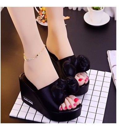 Women's Shoes PU(Polyurethane) Spring / Summer Comfort Slippers