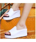 Women's Shoes Cowhide Summer Comfort Slippers