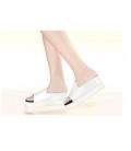 Women's Shoes Cowhide Summer Comfort Slippers