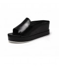 Women's Shoes Cowhide Summer Comfort Slippers