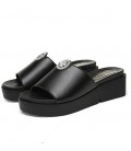 Women's Shoes Faux Leather Summer Comfort Slippers