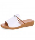 Women's Shoes Cowhide Spring & Summer Comfort Slippers