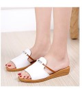 Women's Shoes Cowhide Spring & Summer Comfort Slippers