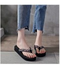 Women's Shoes Fabric Summer T-Strap / Comfort Slippers