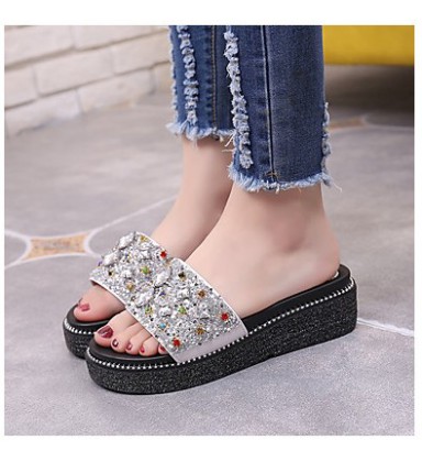 Women's Shoes PU(Polyurethane) Summer Comfort Slippers 