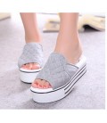 Women's Shoes Fabric Summer Comfort Slippers