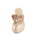 Women's Shoes Customized Materials Summer / Fall Low Heel Sparkling Glitter Silver / Golden 