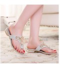 Women's Shoes Customized Materials Summer / Fall Low Heel Sparkling Glitter Silver / Golden 