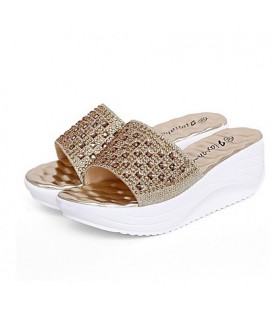 Women's Shoes PU(Polyurethane) Summer Moccasin Slippers