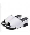 Women's Shoes Cowhide Summer Comfort Slippers