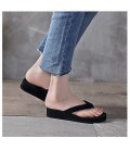 Women's Shoes Fabric Summer T-Strap / Comfort Slippers