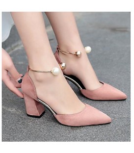Women's Shoes Leather / PU(Polyurethane) Summer Basic Pump Heels