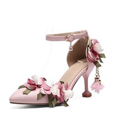 Women's Shoes Leatherette Summer Comfort Heels Stiletto Hee