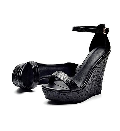 Women's Shoes Cowhide Summer Casual / Club Shoes Sandals