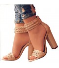 Women's Shoes PU(Polyurethane) Spring & Summer Basic Pump Sandals 