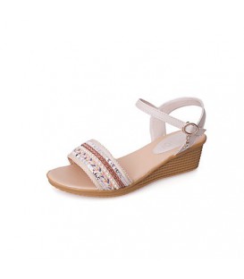 Women's Shoes Pigskin Summer Gladiator Sandals Walking Shoes