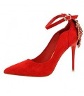 Women's Shoes Suede Spring / Fall Comfort / Novelty Heels Stiletto Heel 