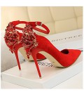 Women's Shoes Suede Spring / Fall Comfort / Novelty Heels Stiletto Heel 
