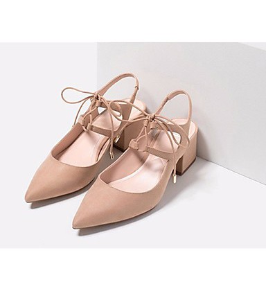 Women's Shoes Nubuck leather Spring / Summer Comfort / Basic Pump Sandals
