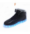 lights up led luminous casual high glowing women & men shoes