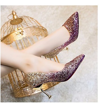 Women's Shoes Nubuck leather Spring Basic Pump Heels 