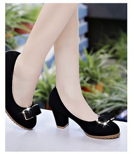 Women's Shoes PU(Polyurethane) Spring Comfort / Basic Pump Heels 