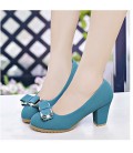 Women's Shoes PU(Polyurethane) Spring Comfort / Basic Pump Heels 