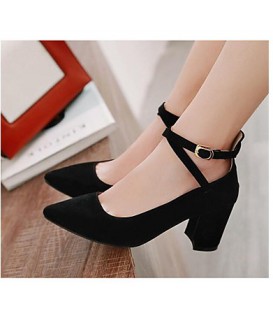 Women's Shoes PU(Polyurethane) Spring / Fall Comfort / Basic Pump Heels 