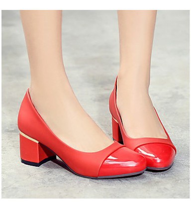 Women's Shoes Patent Leather / Leatherette Fall Basic Pump Heels 