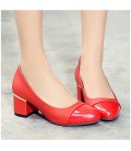 Women's Shoes Patent Leather / Leatherette Fall Basic Pump Heels 