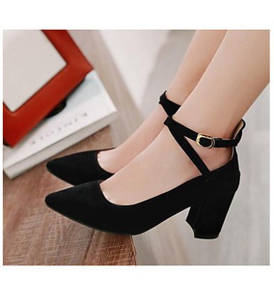 Women's Shoes PU(Polyurethane) Spring / Fall Comfort / Basic Pump Heels 