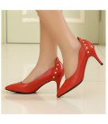 Women's Shoes Leather Spring & Summer Comfort Heels