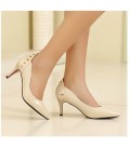 Women's Shoes Leather Spring & Summer Comfort Heels
