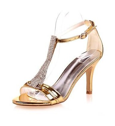 Women's Shoes Patent Leather Spring / Summer Basic Pump Sandals