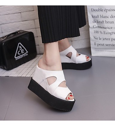 Women's Shoes PU(Polyurethane) Spring / Summer Comfort Sandals