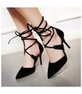 Women's Shoes Nubuck leather Summer Ankle Strap Heels