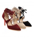 Women's Shoes Nubuck leather Summer Ankle Strap Heels
