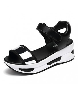Women's Shoes Leatherette Summer Creepers / Comfort Sandals Walking Shoes