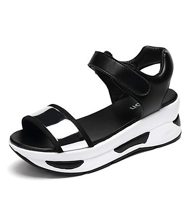 Women's Shoes Leatherette Summer Creepers / Comfort Sandals Walking Shoes