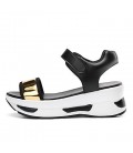 Women's Shoes Leatherette Summer Creepers / Comfort Sandals Walking Shoes