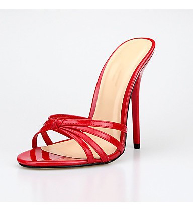 Unisex Shoes PU(Polyurethane) Summer Sandals Stiletto Heel 