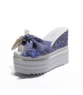 Women's Shoes Linen Summer Slingback Sandals Walking Shoes