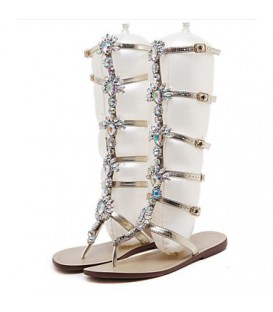 Women's Shoes PU(Polyurethane) Summer / Fall Comfort / Novelty Sandals 