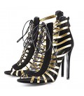 Women's Shoes Fleece Spring / Summer / Fall Sandals Stiletto Heel Peep