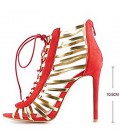 Women's Shoes Fleece Spring / Summer / Fall Sandals Stiletto Heel Peep