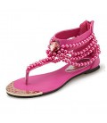 Women's Shoes Fleece Spring / Summer / Fall Sandals Stiletto Heel Peep
