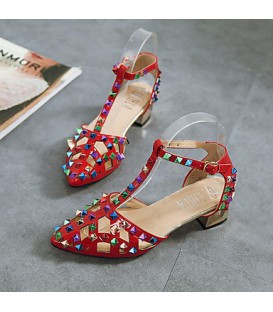Women's Shoes Rubber / EVA Summer T-Strap Sandals